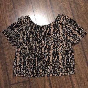 Theory Multi Open Back Cash Crop Top